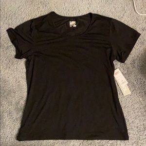 black thermal shirt